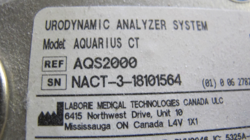 Aquarius CT Urodynamic Analyzer photo 4