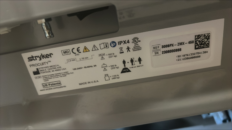 Stryker Hospital Bed photo 3