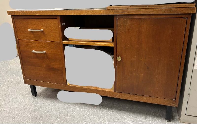 (2) Wooden Credenza photo 4