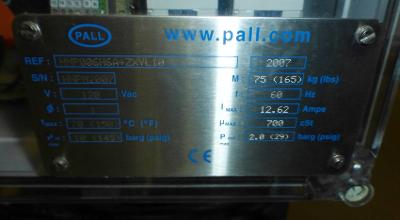 2007 Pall Waveguide Dehydrator Hnp006h6a photo 6