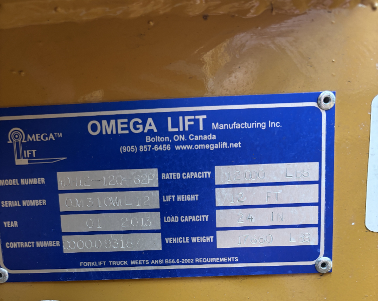 Omega Forklift photo 4