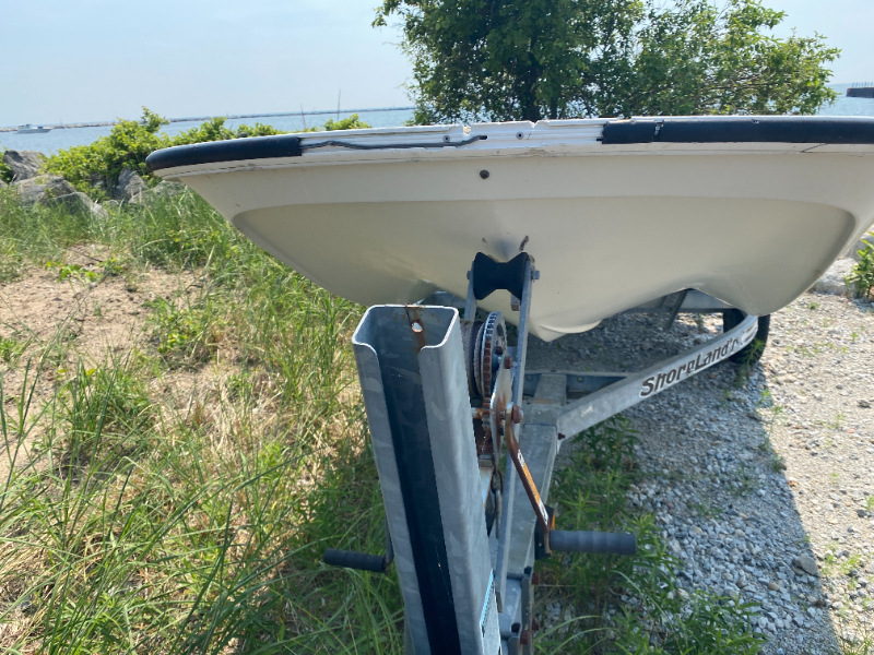 R1301 Boston Whaler Boat and Shorelander Trailer photo 2