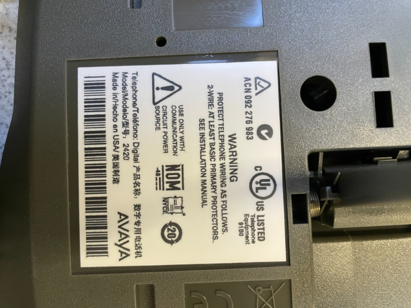Avaya Office Phones Model 2420 photo 5