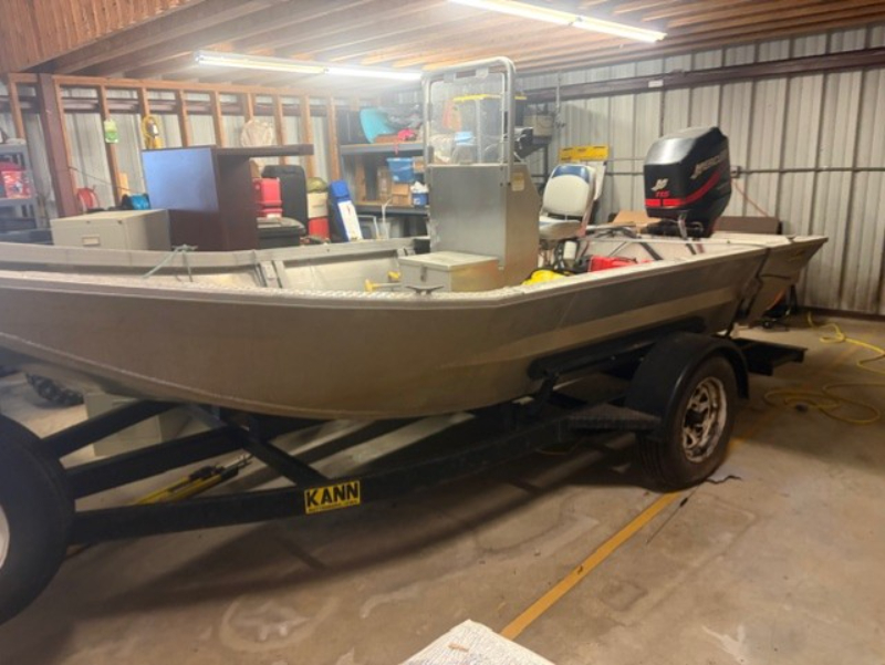 1993 Kann Trailer with Boat, Motor photo 3