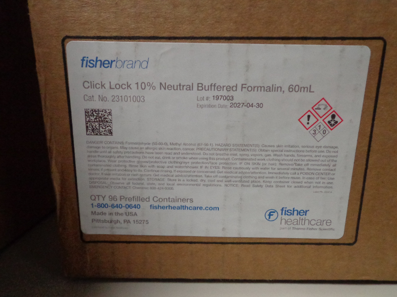 2 Cases of 10 Neutral Buffered Formalin photo 2