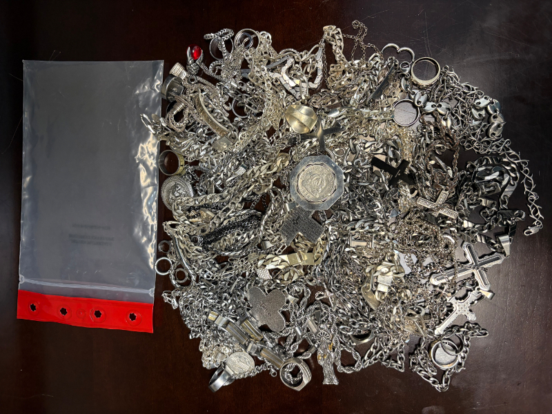 Assorted Silver Colored Jewelry 2EA photo 2