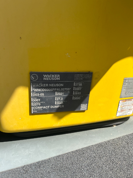 Wacker Neuson Front Dumper photo 6