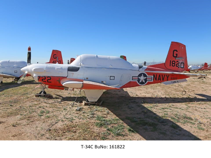 1983 Beechcraft T-34c, Buno: 161822 photo 2