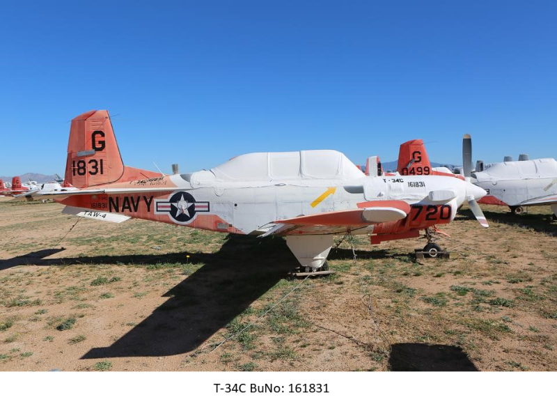 1983 Beechcraft T-34c, Buno: 161831 photo 2