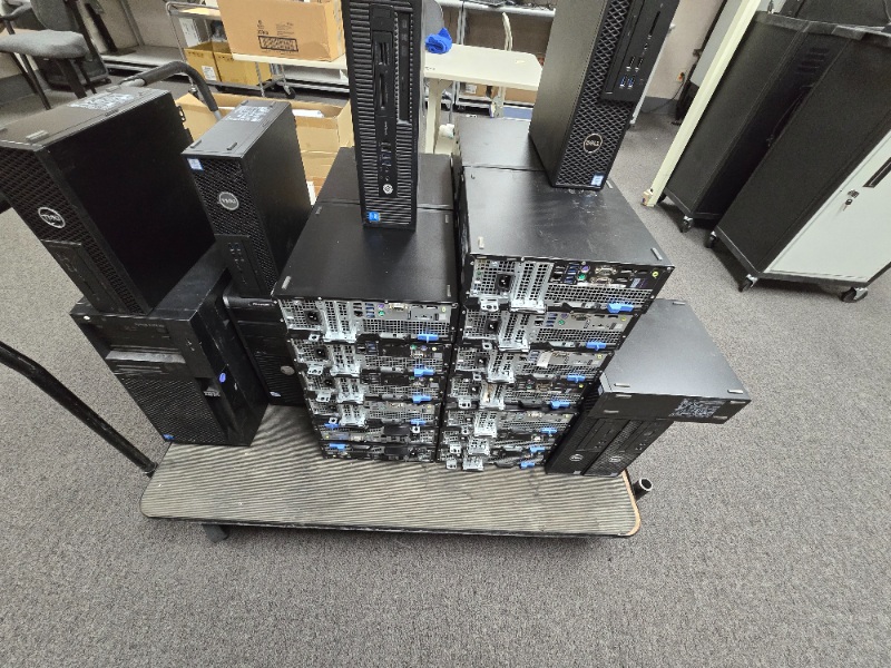 One Lot Of Desktop, Laptop, And Excess Network Equipment photo 2