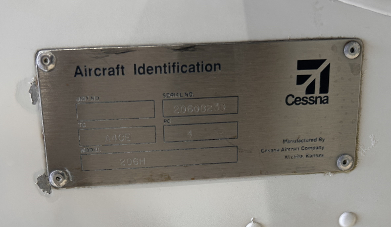 2005 Cessna 206H SN: 20608230 (N234U) photo 6
